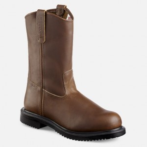 Red Wing 11-inch Safety Toe Pull-On Boot Nere | GESVPYR-03