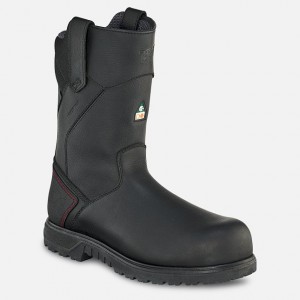 Red Wing 11-inch Waterproof, Insulated, CSA Safety Toe Pull-On Boot Black-Gray | VKOLCEY-70