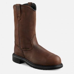 Red Wing 11-inch Waterproof Safety Toe Metguard Pull-On Boot | OZQUBYW-73