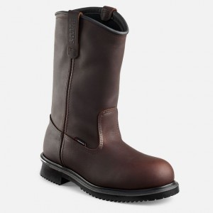 Red Wing 11-inch Waterproof Safety Toe Pull-On Boot Nere | CXOTAHK-60