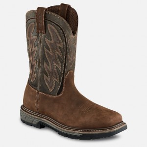 Red Wing 11-inch Waterproof, Safety Toe Pull-On Boot Corallo | JAHFNLY-23