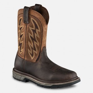 Red Wing 11-inch Waterproof, Soft Toe Pull-On Boot Corallo | SVJPWTH-48