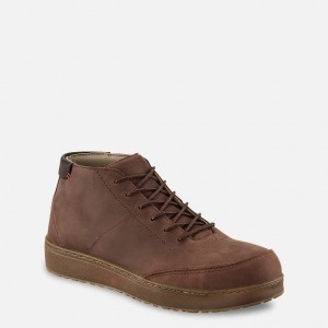 Red Wing 5-inch Safety Toe Chukka Marroni | FYXLTAJ-13