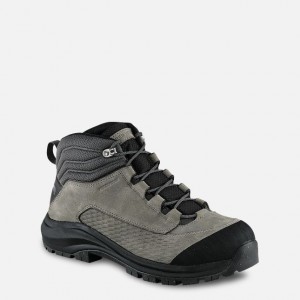 Red Wing 5-inch Waterproof Safety Toe Boot Black-Tan Fleck | DTRLSKH-23