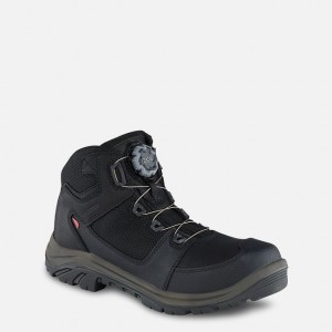 Red Wing 5-inch Waterproof Safety Toe Hiker Boot Black-Gray | TFLEIBR-48