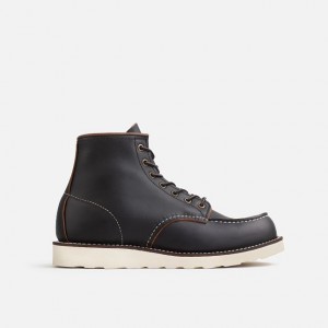 Red Wing 6-Inch Boot in Black Prairie Leather | CFNWTMX-46