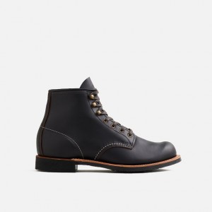 Red Wing 6-Inch Boot in Black Prairie Leather | HIVWUTK-46