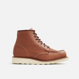 Red Wing 6-Inch Classic Short Boot in Mocha Oro-iginal Leather | WNFRUHI-01