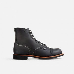 Red Wing 6-inch Boot in Black Harness Leather | YESXZFL-47