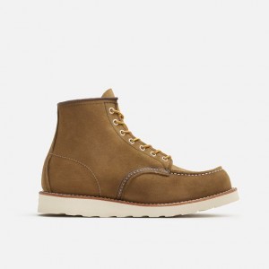 Red Wing 6-inch Boot in Olive Mohave Leather | JCBIULG-36