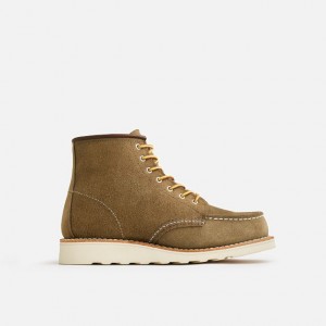 Red Wing 6-inch Classic Short Boot in Olive Mohave Leather | XDVSLAF-30