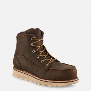Red Wing 6-inch Impermeabili, Insulated Antinfortunistiche Punta Boot Tan | HTNRQVU-18