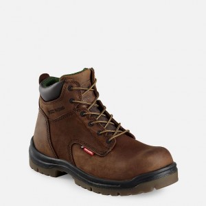 Red Wing 6-inch Safety Toe Boot Marroni | ACEBFRY-27