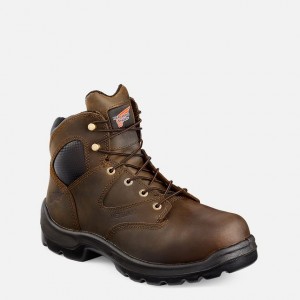 Red Wing 6-inch Safety Toe Metguard Boot Nere | JFHLNVX-01