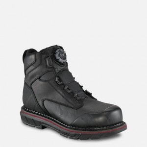 Red Wing 6-inch Waterproof BOA® Safety Toe Boot Nere | NXZIAYQ-70