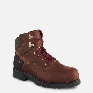 Red Wing 6-inch Waterproof CSA Safety Toe Boot Black-Gray | PQSEIZA-40