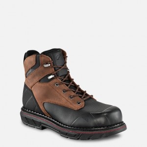 Red Wing 6-inch Waterproof Safety Toe Boot Nere | GSWZNCD-20