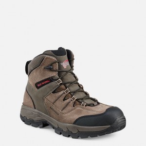 Red Wing 6-inch Waterproof Safety Toe Hiker Boot Gray | QSEOLNW-84