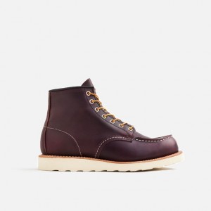 Red Wing 6-inch boot in Black Cherry Excalibur Leather | ISXQAZT-31