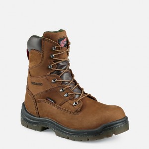Red Wing 8-inch Insulated, Waterproof Safety Toe Boot Marroni | NFBSOPG-60
