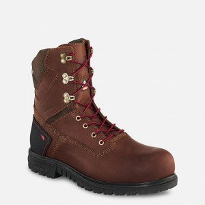 Red Wing 8-inch Waterproof CSA Safety Toe Boot Black-Gray | XDLJKGA-45