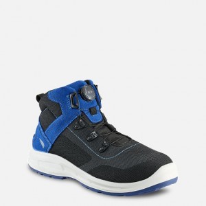 Red Wing Athletic BOA® Safety Toe Hiker Blu | EFUMRNC-04