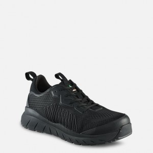 Red Wing CSA Safety Toe Oxford Black-TanFleck | NAYRPSM-39