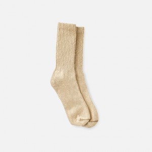 Red Wing Cotton Blend Ragg Crew Boot Socks in Over Dyed Cream/Coffee Cotton Blend | TFSDBHN-57