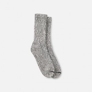 Red Wing Cotton Blend Ragg Crew Socks in Black/White Cotton Blend | XKRLQTO-75