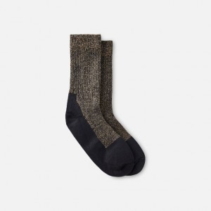 Red Wing Deep Toe-Capped Crew Sock in Black | XFABQGD-46