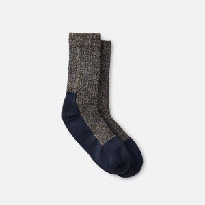 Red Wing Deep Toe-Capped Crew Sock in Navy | DYVOXUT-20