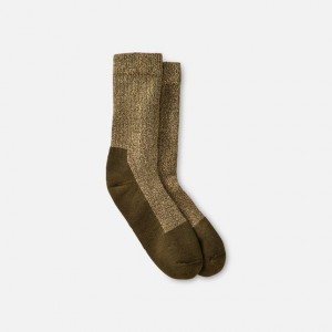 Red Wing Deep Toe-Capped Crew Sock in Olive | ZMLPESW-85