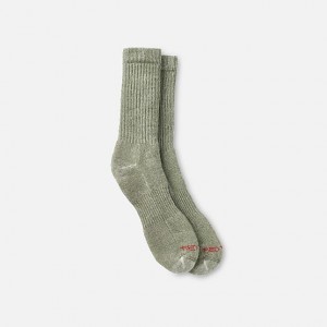 Red Wing Full Crew Socks in Olive | HFBWTLD-43
