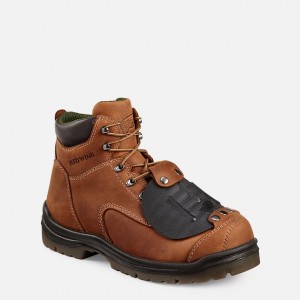Red Wing King Toe® 6-inch Work Boot 4456 Marroni | IVORLSF-93