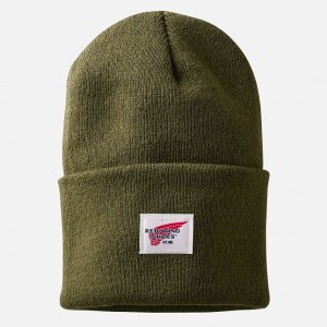 Red Wing Knit Watch Hat in Green | KJVIGPZ-64