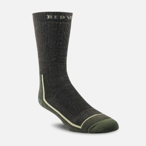 Red Wing Merino Wool Blend Crew Sock in Charcoal | FYSZRDC-68
