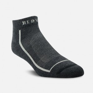 Red Wing Merino Wool Blend Quarter Crew Sock in Black | BGHZEPX-56