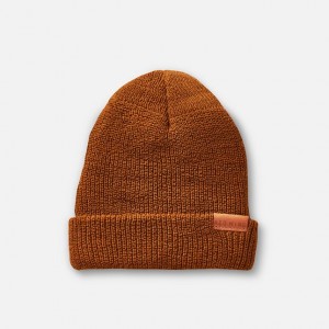 Red Wing Merino Wool Knit Hat in Copper | KVRILWX-12