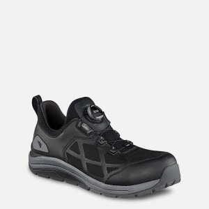 Red Wing Safety Toe Athletic Work Shoe Black-Charcoal | JLAZPCE-31