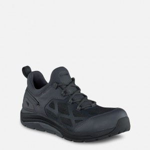 Red Wing Safety Toe Athletic Work Shoe Black-Charcoal | CUIFLZJ-68