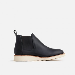 Red Wing Short Boot in Black Boundary Leather | EFMBUTX-36