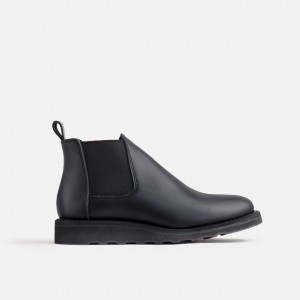 Red Wing Short Boot in Black Chapparal Leather | LIZUMQN-32