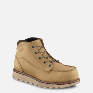 Red Wing Waterproof Safety Toe Chukka Tan | WVBMAYG-05